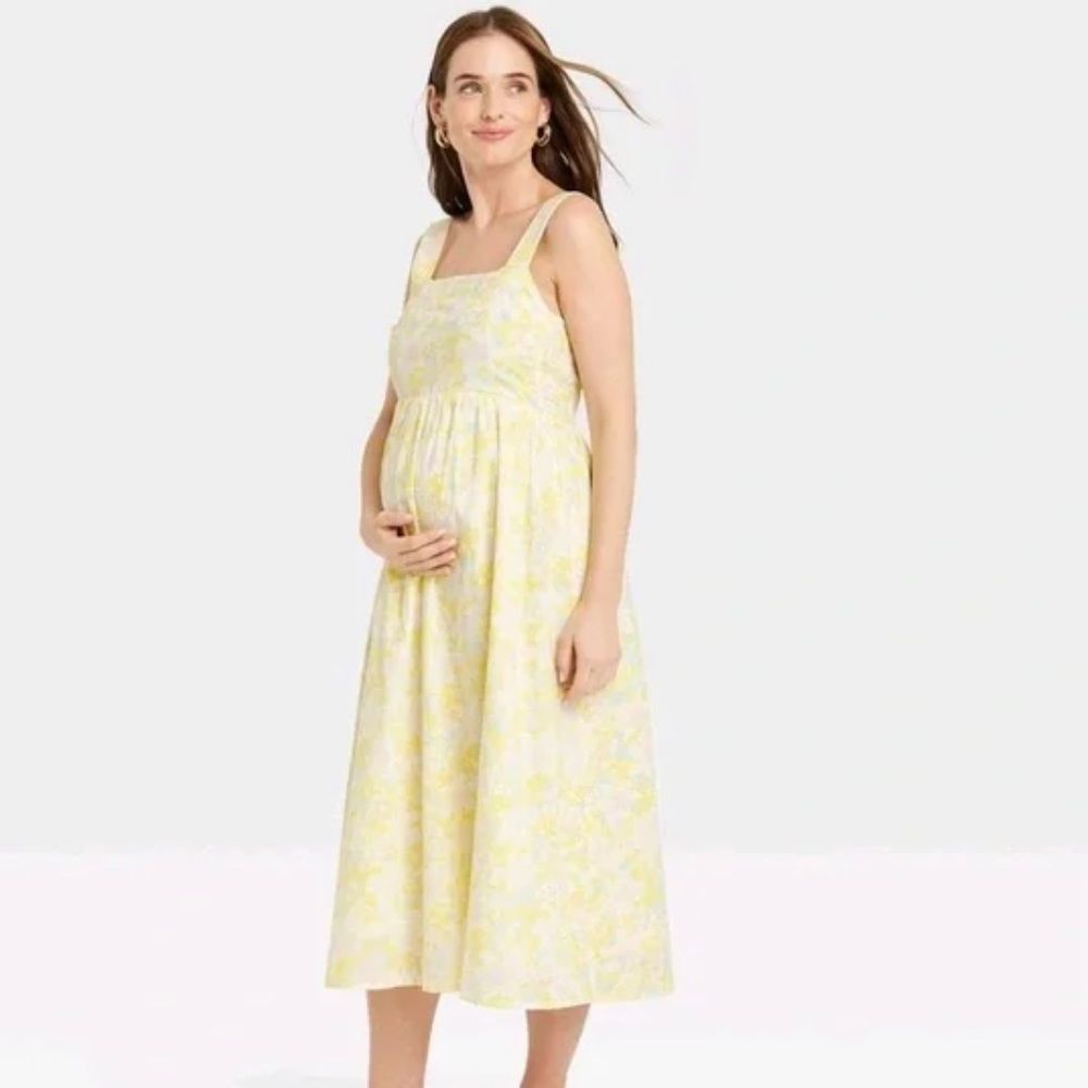 The Nines by Hatch Spring Floral Midi Dress